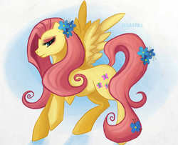 Size: 2067x1680 | Tagged: safe, artist:schwarz-one, fluttershy, pony, g4, female, solo