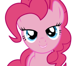 Size: 900x770 | Tagged: dead source, safe, artist:eruvon, artist:whifi, pinkie pie, earth pony, pony, g4, love face, solo