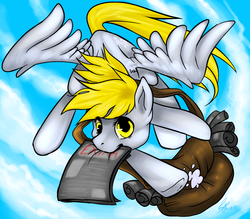 Size: 1029x900 | Tagged: safe, artist:mutanthound, derpy hooves, pegasus, pony, g4, female, mare, solo