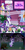 Size: 800x1590 | Tagged: safe, artist:voodoo-tiki, rarity, sweetie belle, pony, unicorn, g4, hearts and hooves day (episode), my little pony: friendship is magic, abuse, angry, bathrobe, clothes, comic, female, forest, fourth wall, hearts and hooves day, hub logo, implied fluttershy, implied twilight sparkle, implied zecora, red eyes, robe, rope, sisters, suspended, sweetiebuse, upside down