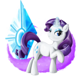 Size: 1000x1000 | Tagged: safe, artist:platinumpegasister, rarity, pony, unicorn, g4, female, glowing horn, horn, mare, raised hoof, simple background, solo, transparent background