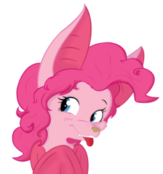 Size: 1515x1621 | Tagged: safe, artist:gabrieldltc, pinkie pie, bat, g4, female, solo, species swap