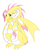 Size: 612x753 | Tagged: safe, artist:vertizontal, fluttershy, dragon, g4, dragoness, dragonified, flutterdragon, species swap