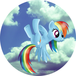 Size: 1683x1683 | Tagged: safe, artist:tiffanymarsou, rainbow dash, pony, g4, female, solo