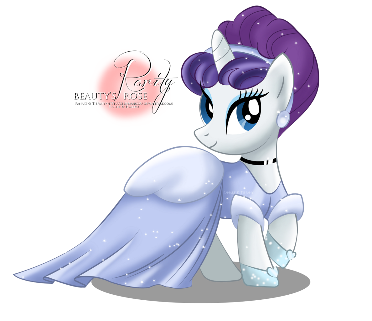 44600 - safe, artist:tiffanymarsou, rarity, pony, unicorn, cinderella,  clothes, cosplay, costume, disney, disney princess, female, glass slipper  (footwear), simple background, solo, transparent background, vector -  Derpibooru