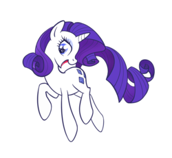 Size: 1000x920 | Tagged: safe, artist:averagedraw, rarity, pony, unicorn, g4, female, jumping, mare, open mouth, raised hoof, simple background, smiling, solo, starry eyes, transparent background, wingding eyes