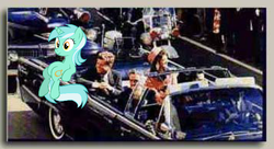 Size: 618x337 | Tagged: safe, edit, lyra heartstrings, human, pony, g4, 60s, american presidents, car, irl, irl human, jackie kennedy, jfk assassination, john connally, john f. kennedy, limousine, lincoln continental, meme, photo, ponies in real life, president, sitting, sitting lyra, vector