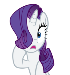 Size: 1280x1367 | Tagged: dead source, safe, artist:thatsgrotesque, rarity, pony, unicorn, g4, female, mare, simple background, solo, transparent background, vector