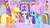 Size: 512x288 | Tagged: safe, edit, edited screencap, screencap, applejack, rainbow dash, rarity, earth pony, pegasus, pony, unicorn, g4, the best night ever, butt, caption, female, mare, meta, plot, text, towel, towel on head, we don't normally wear clothes