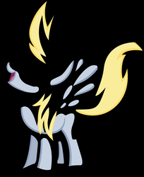 Size: 3000x3669 | Tagged: safe, artist:sportsracer48, derpy hooves, pegasus, pony, g4, black background, female, high res, mare, simple background, solo