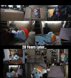 Size: 4038x4393 | Tagged: safe, artist:oppositebros, rainbow dash, fanfic:my little dashie, g4, absurd resolution, artifact, comic, feels, love, old, sad