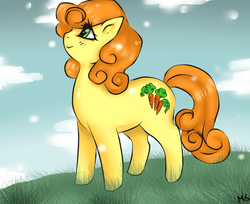 Size: 762x622 | Tagged: safe, artist:mscootaloo, carrot top, golden harvest, pony, g4, female, solo