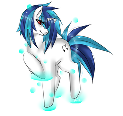 Size: 1533x1449 | Tagged: safe, artist:mscootaloo, dj pon-3, vinyl scratch, pony, g4, female, solo