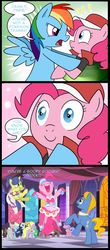 Size: 615x1400 | Tagged: safe, pinkie pie, rainbow dash, g4, comic, goofy goober, spongebob squarepants, the spongebob squarepants movie