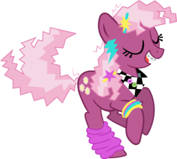 Size: 6670x6000 | Tagged: safe, artist:uxyd, cheerilee, earth pony, pony, call of the cutie, g4, 80s, 80s cheerilee, absurd resolution, braces, female, simple background, solo, transparent background, vector
