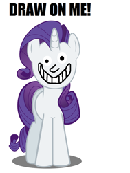 Size: 800x1058 | Tagged: safe, rarity, pony, g4, draw on me, solo