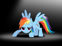Size: 1900x1402 | Tagged: safe, artist:tgolyi, rainbow dash, pony, g4, black background, female, simple background, solo, svg, vector