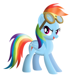 Size: 2999x3158 | Tagged: safe, artist:tgolyi, rainbow dash, pony, g4, female, goggles, high res, simple background, solo, transparent background