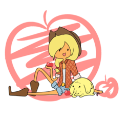 Size: 557x513 | Tagged: safe, artist:giraffewizardry, applejack, human, g4, adventure time, crossover, humanized, male, orange skin, pony coloring, simple background, skinny, thin, transparent background