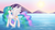 Size: 1920x1080 | Tagged: safe, artist:zedrin, princess celestia, alicorn, pony, g4, female, solo, wallpaper, water