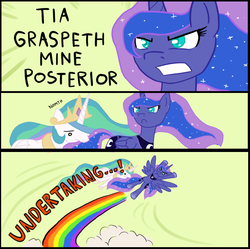 Size: 679x675 | Tagged: dead source, safe, artist:php204, princess celestia, princess luna, alicorn, pony, g4, exploitable meme, grab my meme, meme, rainbow