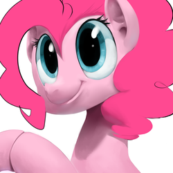 Size: 900x900 | Tagged: safe, artist:sunibee, pinkie pie, earth pony, pony, g4, female, painting, solo