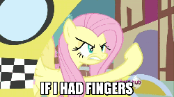 Size: 720x405 | Tagged: safe, edit, edited screencap, screencap, fluttershy, pegasus, pony, g4, putting your hoof down, angry, animated, caption, dialogue, female, flipping off, flutterbitch, hub logo, image macro, implied middle finger, mare, meme, reaction image, road rage, solo, talking, taxi, text, wagon