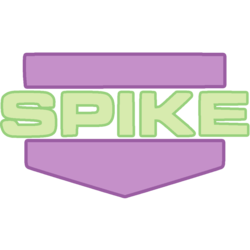 Size: 1000x1000 | Tagged: safe, spike, dragon, g4, channel, logo, namesake, parody, pun, spike tv