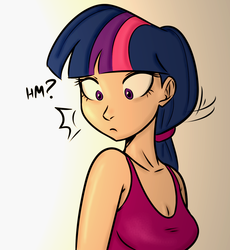 Size: 1176x1280 | Tagged: safe, artist:megasweet, artist:trelwin, twilight sparkle, human, g4, humanized, solo