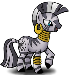 Size: 1024x1118 | Tagged: safe, artist:dispozition, zecora, pony, zebra, g4, female, simple background, solo, white background