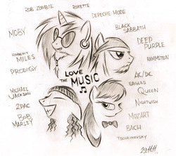 Size: 1230x1092 | Tagged: safe, artist:kejifox, dj pon-3, octavia melody, vinyl scratch, g4, music