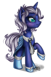 Size: 631x943 | Tagged: safe, artist:couratiel, oc, oc only, oc:lady masquerade, pony, commission, simple background, solo