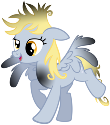 Size: 2586x2952 | Tagged: safe, artist:nabbiekitty, derpy hooves, pegasus, pony, g4, female, high res, mare, simple background, solo, transparent background, vector