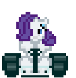 Size: 285x291 | Tagged: safe, rarity, pony, g4, female, male, mario, mario kart, solo, sprite, super mario kart