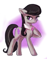 Size: 470x590 | Tagged: safe, artist:nyonhyon, octavia melody, earth pony, pony, g4, female, solo