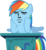 Size: 772x835 | Tagged: safe, edit, rainbow dash, g4, yaranaika