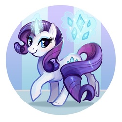 Size: 500x500 | Tagged: safe, artist:flying-fox, rarity, pony, g4, female, solo