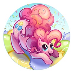 Size: 600x600 | Tagged: safe, artist:flying-fox, pinkie pie, earth pony, pony, g4, female, solo