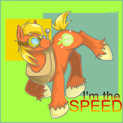 Size: 1000x1000 | Tagged: safe, artist:bunina, big macintosh, earth pony, pony, g4, goggles, male, solo, stallion