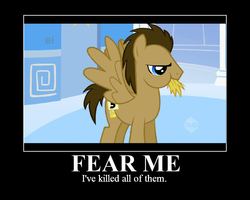 Size: 750x600 | Tagged: safe, edit, edited screencap, screencap, doctor whooves, time turner, pegasus, pony, g4, sonic rainboom (episode), demotivational poster, male, meme, solo, stallion