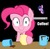 Size: 723x712 | Tagged: safe, edit, pinkie pie, twilight sparkle, earth pony, pony, unicorn, g4, coffee, pinkie found the coffee, this will end in tears, unicorn twilight, xk-class end-of-the-world scenario