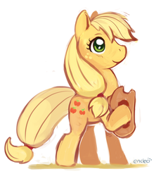 Size: 944x988 | Tagged: safe, artist:ende26, applejack, earth pony, pony, g4, female, solo