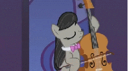 Size: 358x200 | Tagged: safe, edit, edited screencap, screencap, octavia melody, pinkie pie, pony, g4, animated, female, gif, video at source, when i'm