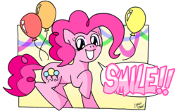 Size: 1583x1000 | Tagged: safe, artist:jamesghost11, pinkie pie, earth pony, pony, g4, female, solo