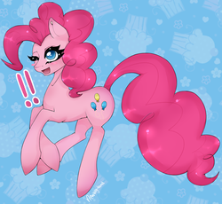 Size: 900x827 | Tagged: safe, artist:newvagabond, pinkie pie, earth pony, pony, g4, female, solo