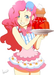 Size: 488x671 | Tagged: safe, artist:irsaona, pinkie pie, human, g4, female, humanized, solo