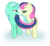 Size: 1213x1116 | Tagged: safe, artist:krekka01, bon bon, lyra heartstrings, sweetie drops, earth pony, pony, unicorn, g4, female, lesbian, looking at each other, mare, ship:lyrabon, shipping, simple background, tail bite, transparent background