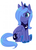 Size: 321x452 | Tagged: safe, artist:locklemonpie, princess luna, alicorn, pony, g4, female, filly, hair over one eye, s1 luna, simple background, sitting, solo, woona