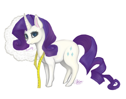 Size: 997x790 | Tagged: safe, artist:parano-ai, rarity, pony, g4, female, solo