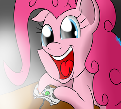 Size: 1280x1150 | Tagged: safe, artist:icebreak23, pinkie pie, earth pony, pony, g4, solo, video game